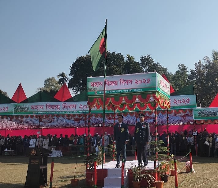 ভুরুঙ্গামারীতে যথাযোগ্য মর্যাদায় মহান বিজয় দিবস উদযাপন