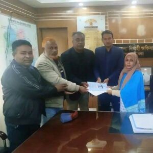 নীলফামারী–২ (সদর) আসনে মনোনয়ন সংগ্রহ করলেন আলমগীর সরকার