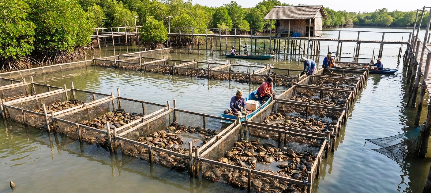 কাকড়া চাষে সম্ভাবনার বাংলাদেশ: কর্মসংস্থান ও রপ্তানির নতুন দিগন্ত