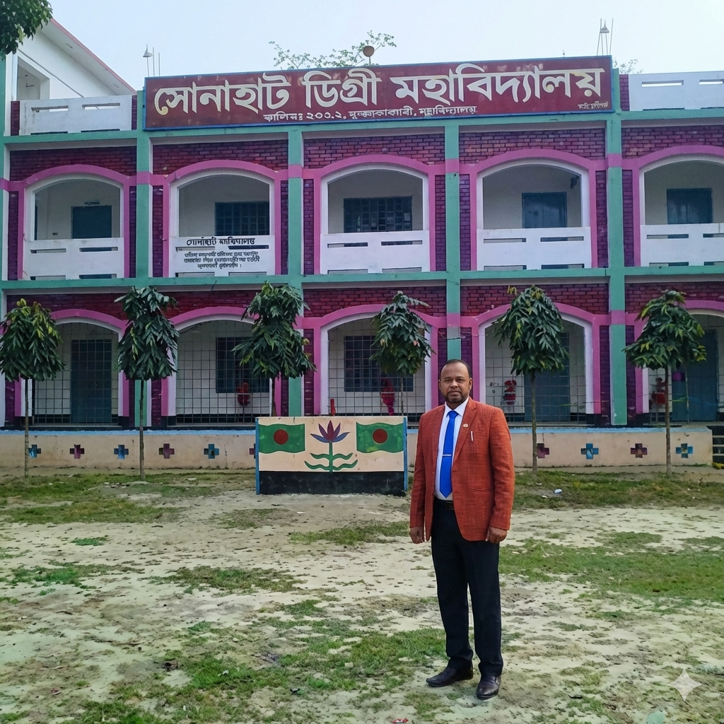 জাতীয় শিক্ষা সপ্তাহ–২০২৬: কুড়িগ্রাম জেলার শ্রেষ্ঠ অধ্যক্ষ নির্বাচিত সোনাহাট ডিগ্রি কলেজের প্রতিষ্ঠাতা অধ্যক্ষ মোঃ বাবুল আক্তার