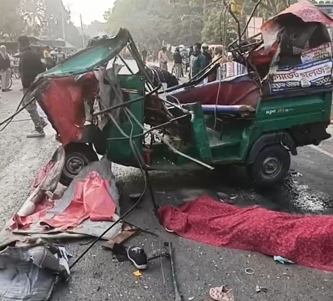 পঞ্চগড়ের বোদায় পাথরবোঝাই ট্রাকচাপায় দুই নারী নিহত, শিশুসহ আহত ৬
