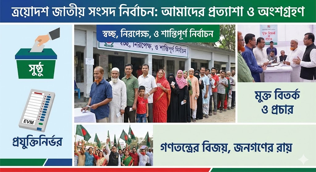 ত্রয়োদশ জাতীয় সংসদ নির্বাচন কেমন চাই