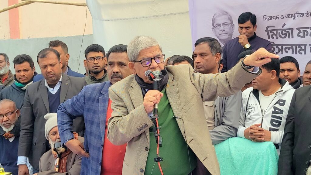 ধর্ম যার যার, রাষ্ট্র সবার—ন্যায় ও ইনসাফের ভিত্তিতে দেশ পরিচালনা করবো” --ঠাকুরগাঁওয়ে পথসভায় মির্জা ফখরুল ইসলাম আলমগীর