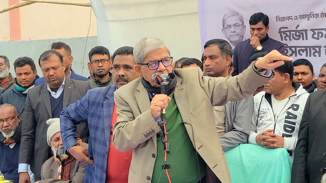 ধর্ম যার যার, রাষ্ট্র সবার—ন্যায় ও ইনসাফের ভিত্তিতে দেশ পরিচালনা করবো” --ঠাকুরগাঁওয়ে পথসভায় মির্জা ফখরুল ইসলাম আলমগীর