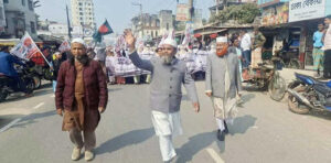 জয়পুরহাট সদরে জামায়াতের নির্বাচনী নারী সমাবেশ ও মিছিল