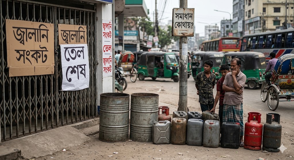 জ্বালানি সংকটে নীরব অগ্নিপরীক্ষা—সমাধান কোথায়?